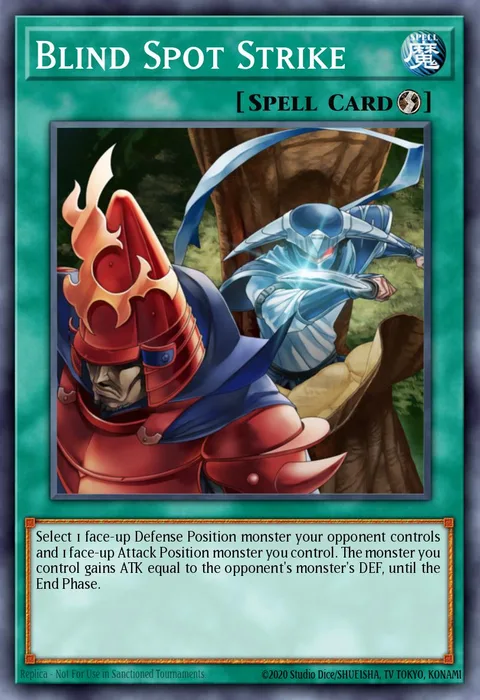 Blind Spot Strike, carte DP10-EN021 de Duelist Pack: Yusei 3
