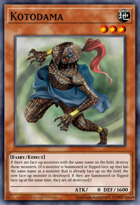 Kotodama, card TU07-EN014 from Turbo Pack: Booster Seven