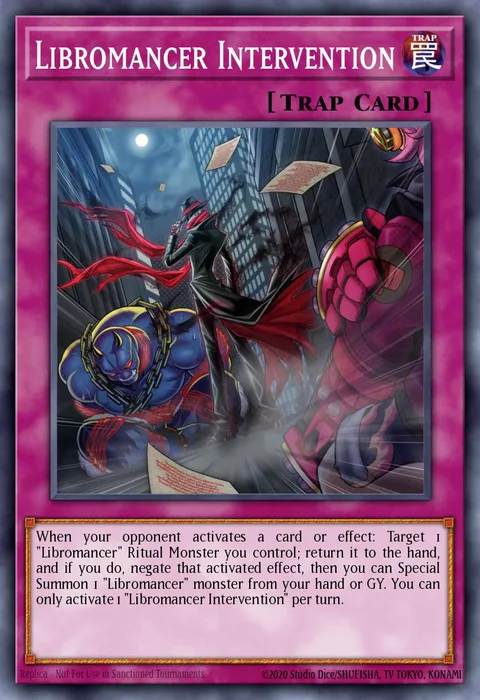 Libromancer Intervention, card BACH-EN091 from Battle of Chaos