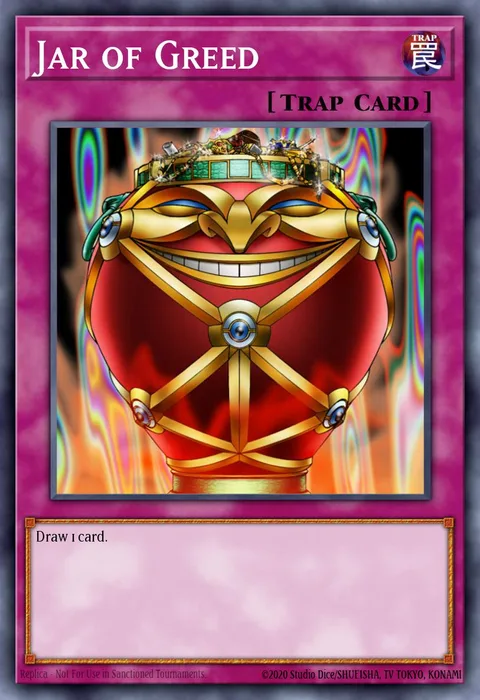 Jar of Greed, card STP5-EN015 from Speed Duel Tournament Pack 5