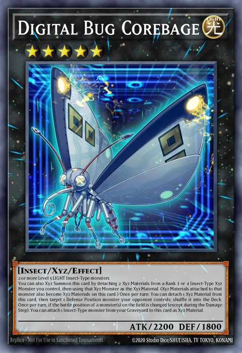 Digital Bug Corebage, card SHVI-EN055 from Shining Victories
