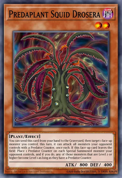 Predaplant Squid Drosera, carte INOV-EN008 de Invasion: Vengeance