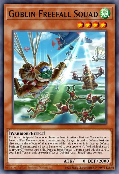 Goblin Freefall Squad, carte PHNI-EN029 de Phantom Nightmare