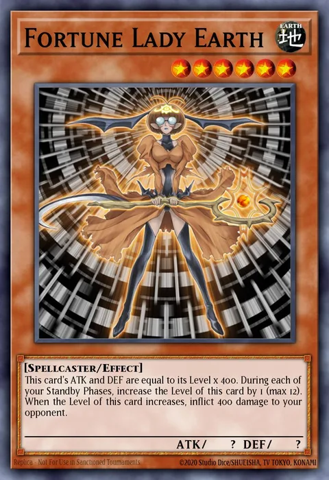 Fortune Lady Earth, card SOVR-EN012 from Stardust Overdrive