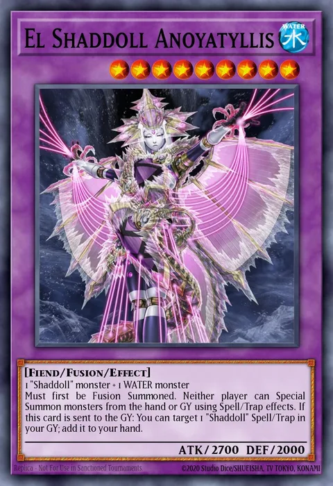 El Shaddoll Anoyatyllis, card SDSH-EN043 from Structure Deck: Shaddoll Showdown