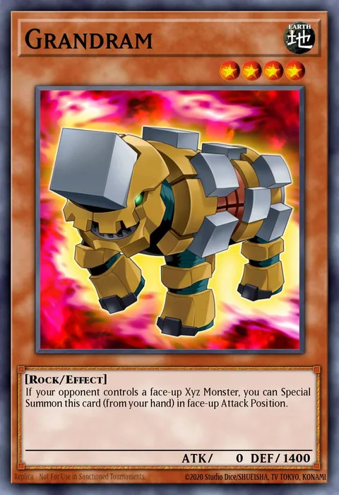 Grandram, carte ABYR-EN005 de Abyss Rising