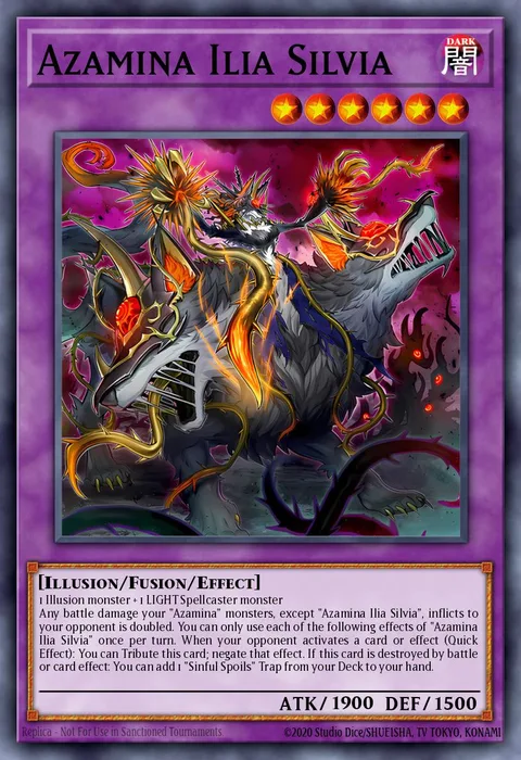 Azamina Ilia Silvia, carte 25LP-EN010 de Limited Pack World Championship 2025