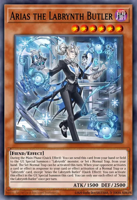 Arias the Labrynth Butler, carte AGOV-EN017 de Age of Overlord