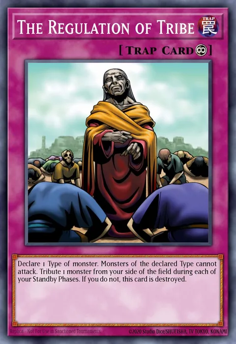 The Regulation of Tribe, card PSV-027 from Pharaoh's Servant