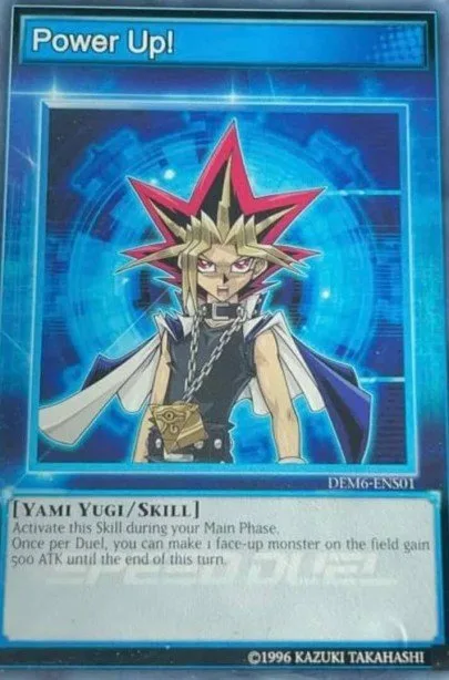 Power Up!, card DEM6-ENS01 from Speed Duel Demo Deck 2020