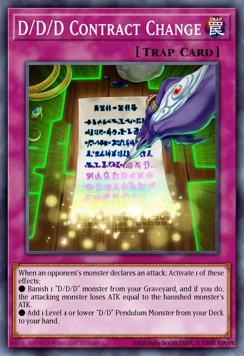 D/D/D Contract Change, carte DOCS-EN068 de Dimension of Chaos