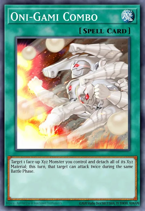 Oni-Gami Combo, carte GENF-EN060 de Generation Force