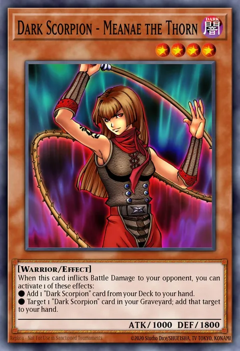 Dark Scorpion - Meanae the Thorn, card GLD5-EN012 from Gold Series: Haunted Mine