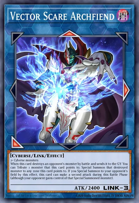 Vector Scare Archfiend, carte EXFO-EN040 de Extreme Force
