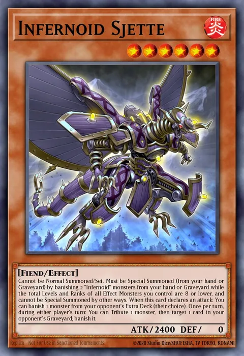 Infernoid Sjette, card CROS-EN031 from Crossed Souls