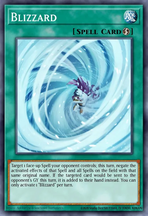 Blizzard, carte ROTD-EN063 de Rise of the Duelist