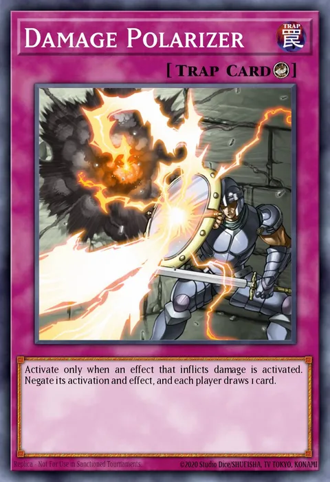 Damage Polarizer, card DP04-EN029 from Duelist Pack: Zane Truesdale