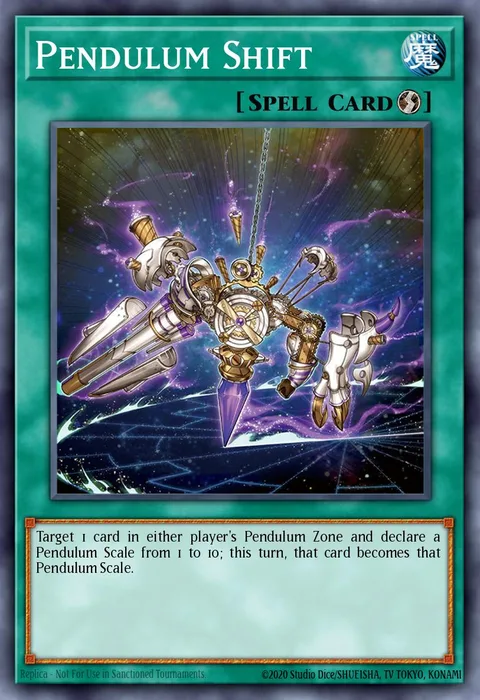 Pendulum Shift, carte PEVO-EN037 de Pendulum Evolution